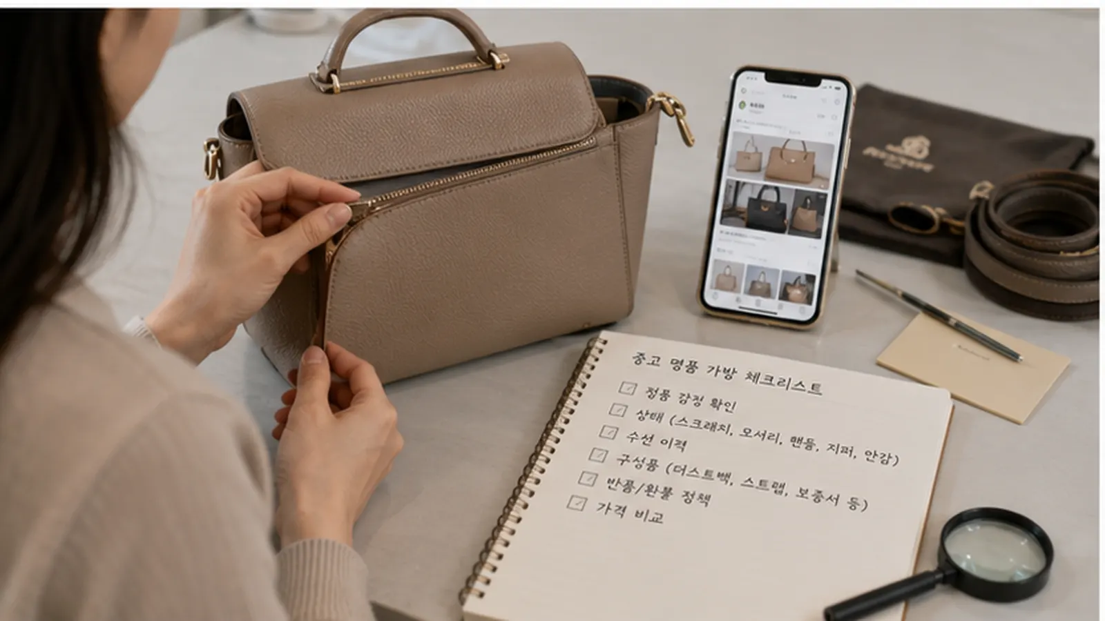 중고 명품 가방 살 때 정품 여부보다 함께 확인할 상태 기준