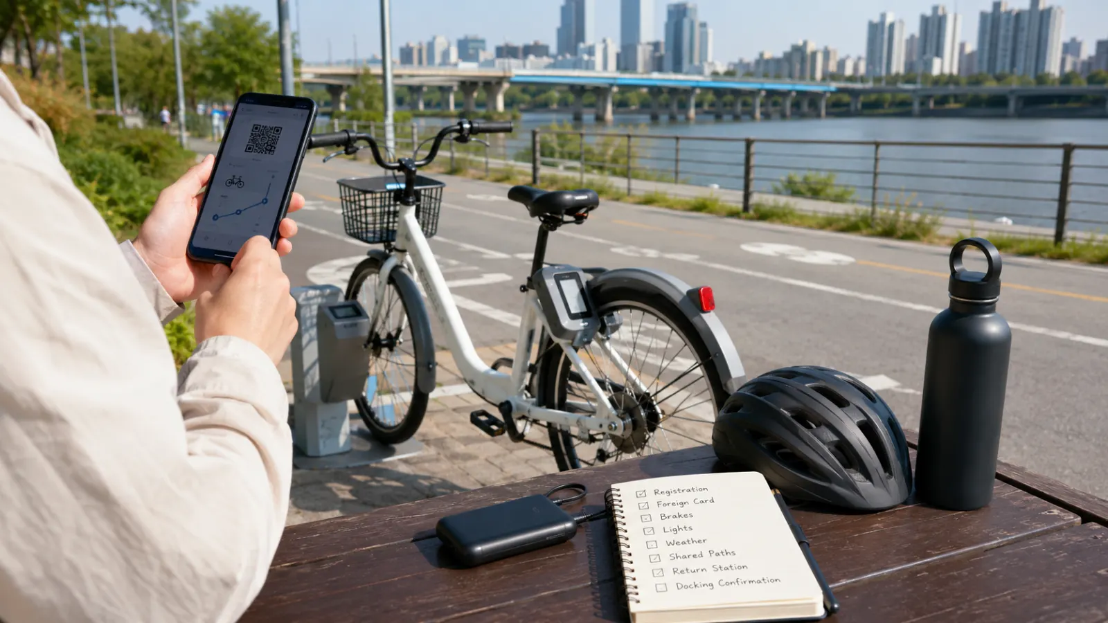 Renting a Bicycle in Korea: Public Bike Systems, Safety, and Route Planning